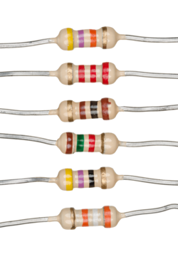 Resistor colour codes